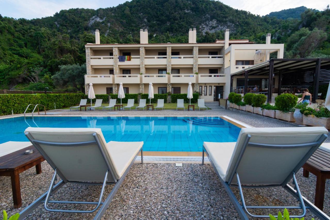 Casa Laios Hotell Paralia Chiliadou Eksteriør bilde