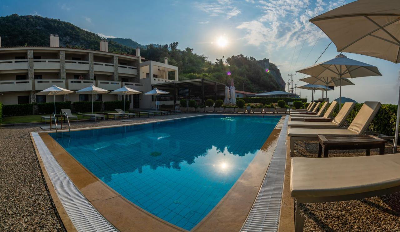 Casa Laios Hotell Paralia Chiliadou Eksteriør bilde