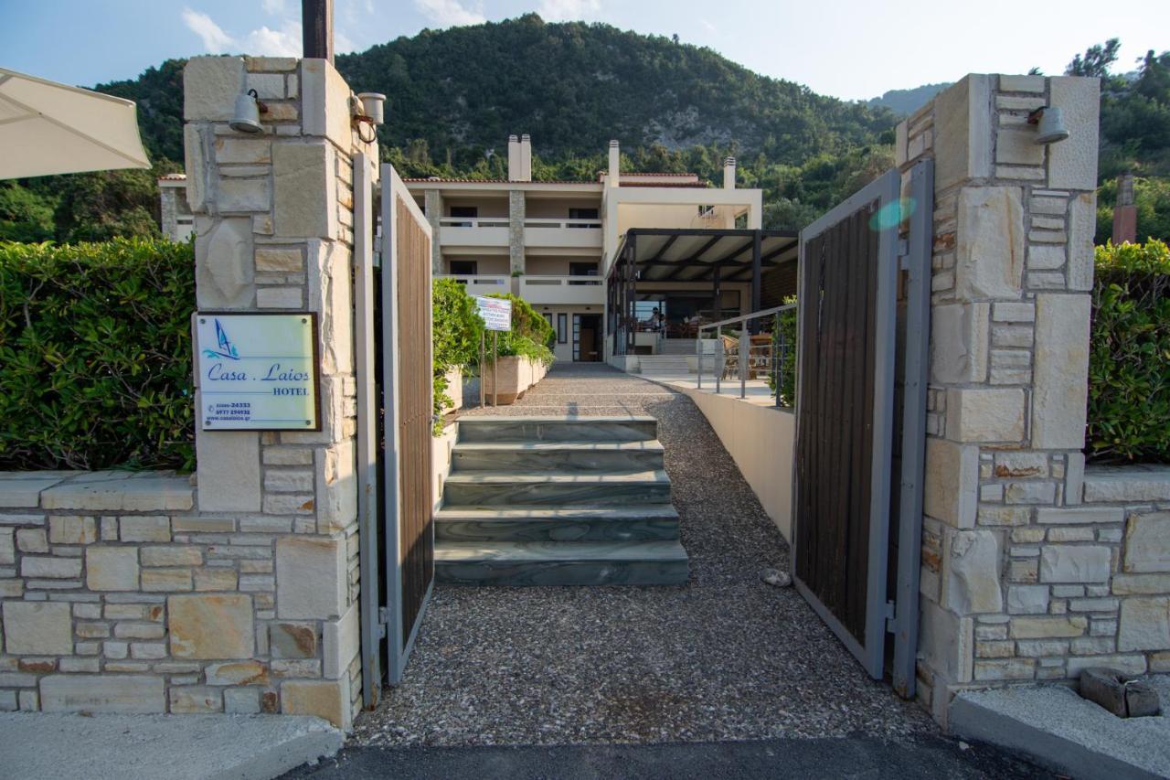 Casa Laios Hotell Paralia Chiliadou Eksteriør bilde