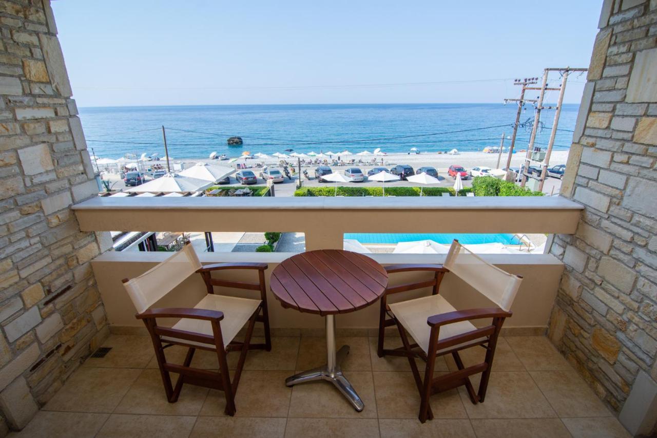 Casa Laios Hotell Paralia Chiliadou Eksteriør bilde